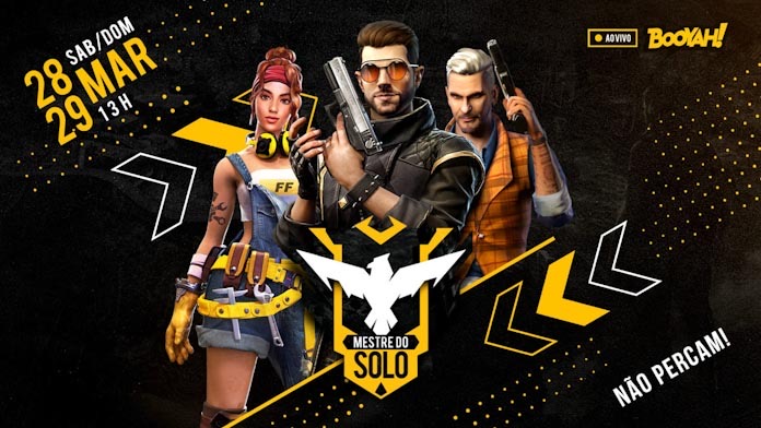 Pro players e influenciadores disputam competição Mestre do Solo no Free Fire