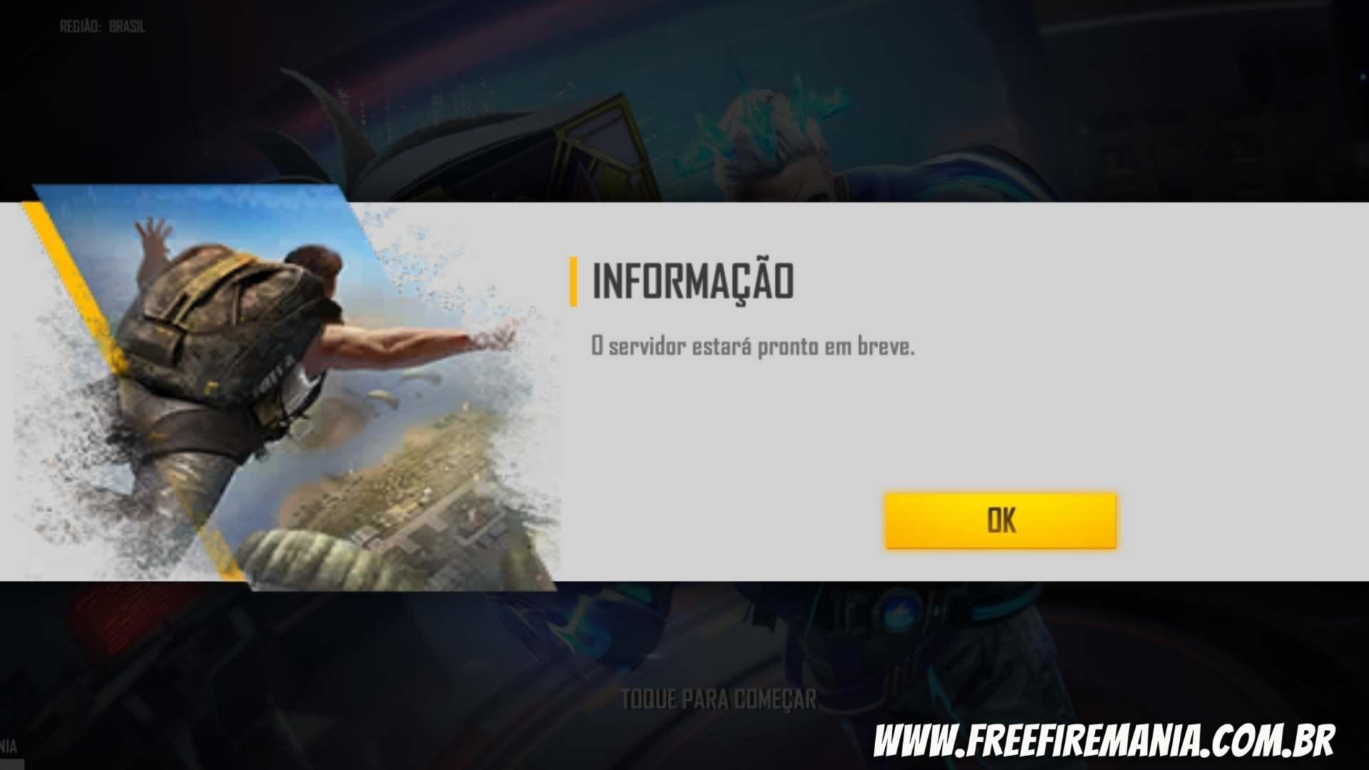 Que horas o servidor do Free Fire estará pronto hoje? Término da manutenção maio 2022