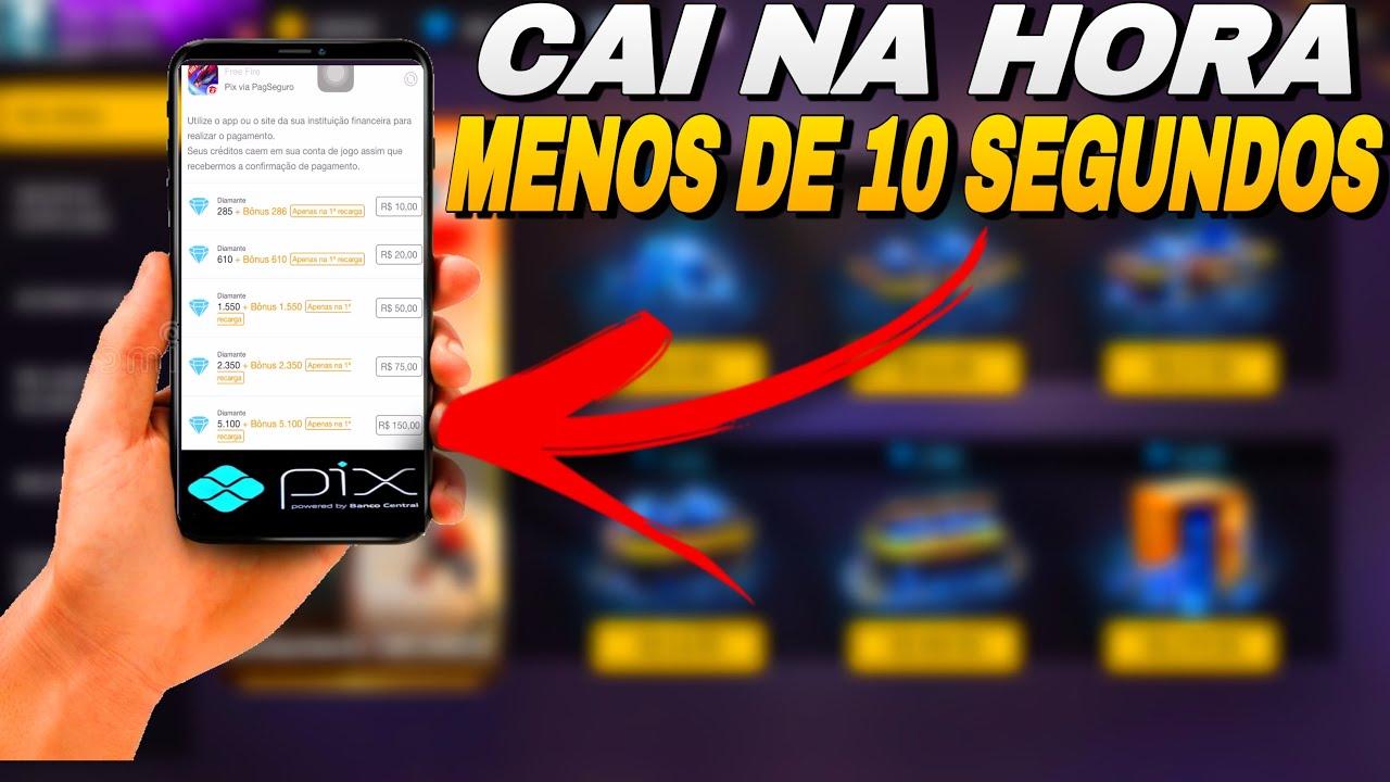 COMO RECARREGAR DIAMANTE NO FREE FIRE ATUALIZADO 2023 ! COMO COMPRAR  DIAMANTE NO FREE FIRE PELO PIX 