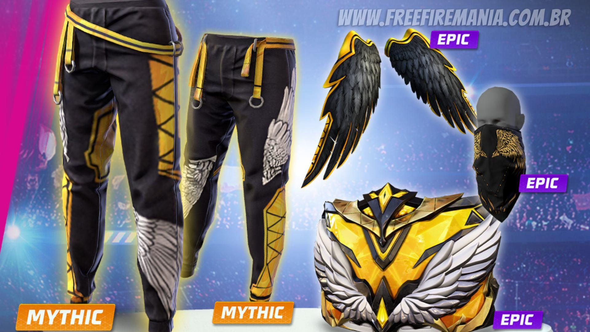 FREE FIRE Diamantes e Calça