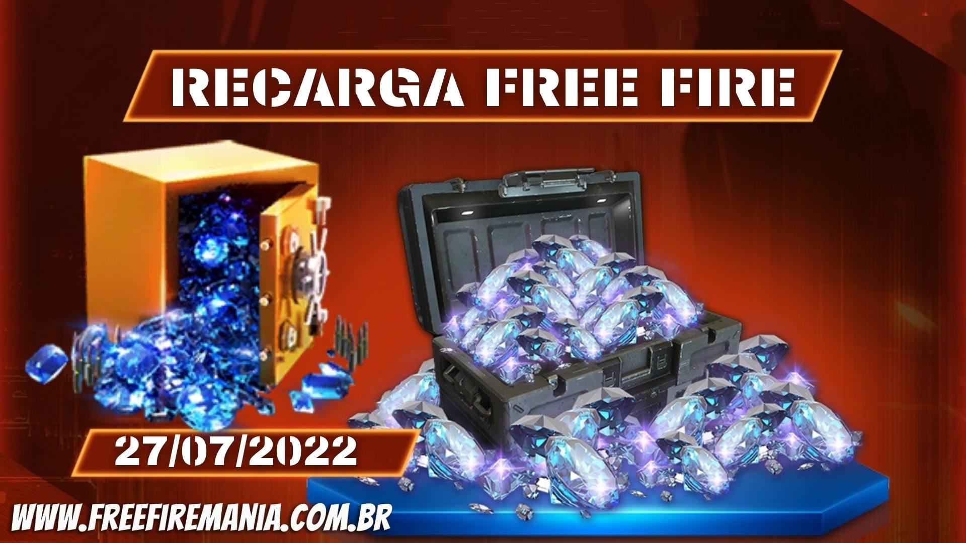 Recarga Free Fire: 27 de julho (2022); Espólio Estilo de Batalha