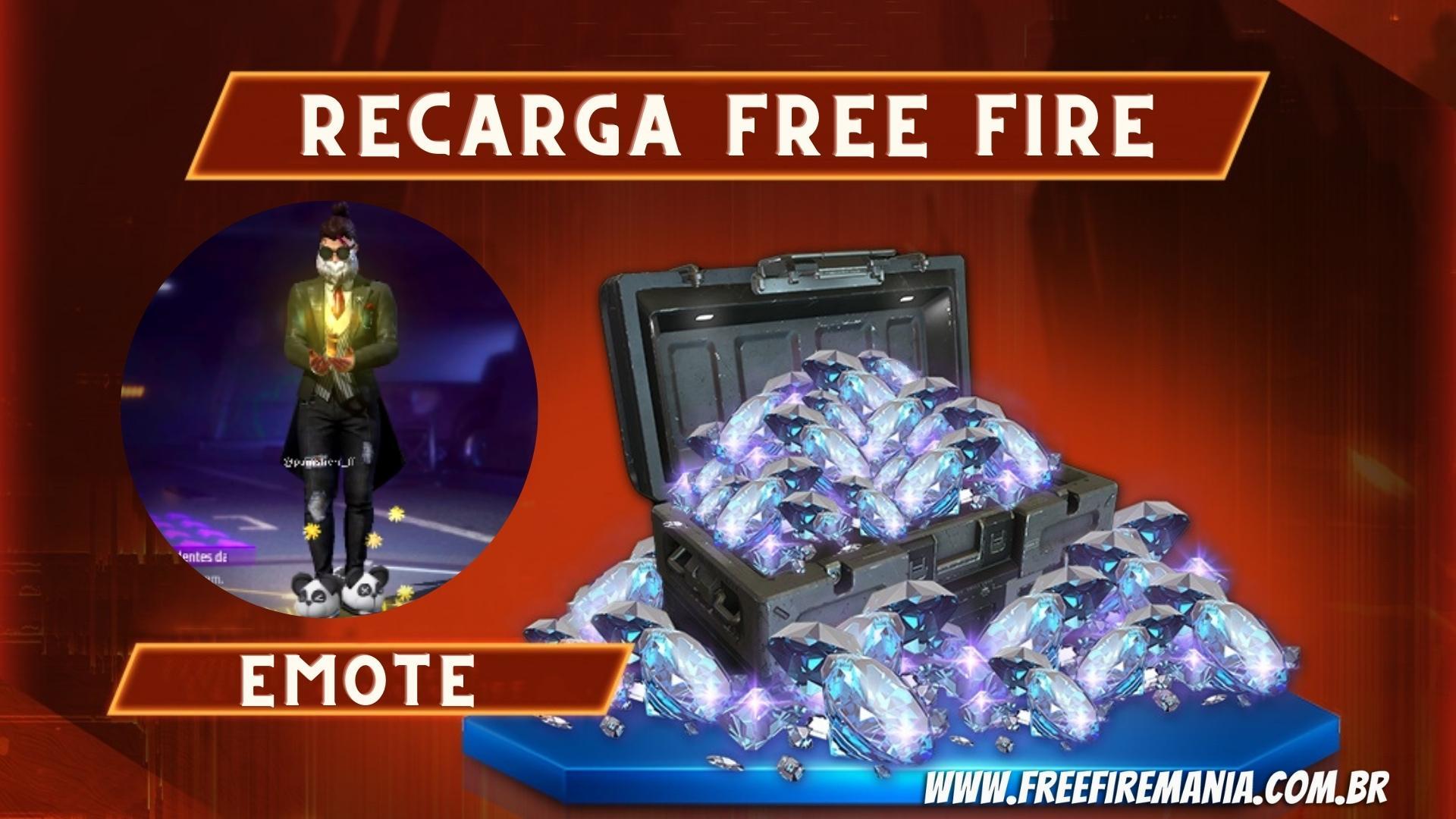 Recarga Free Fire com 100% de bônus na compra de diamantes em novembro  (2022)