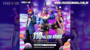 Free Fire libera bônus de 100% nas recargas de diamantes em agosto 2022;  veja data