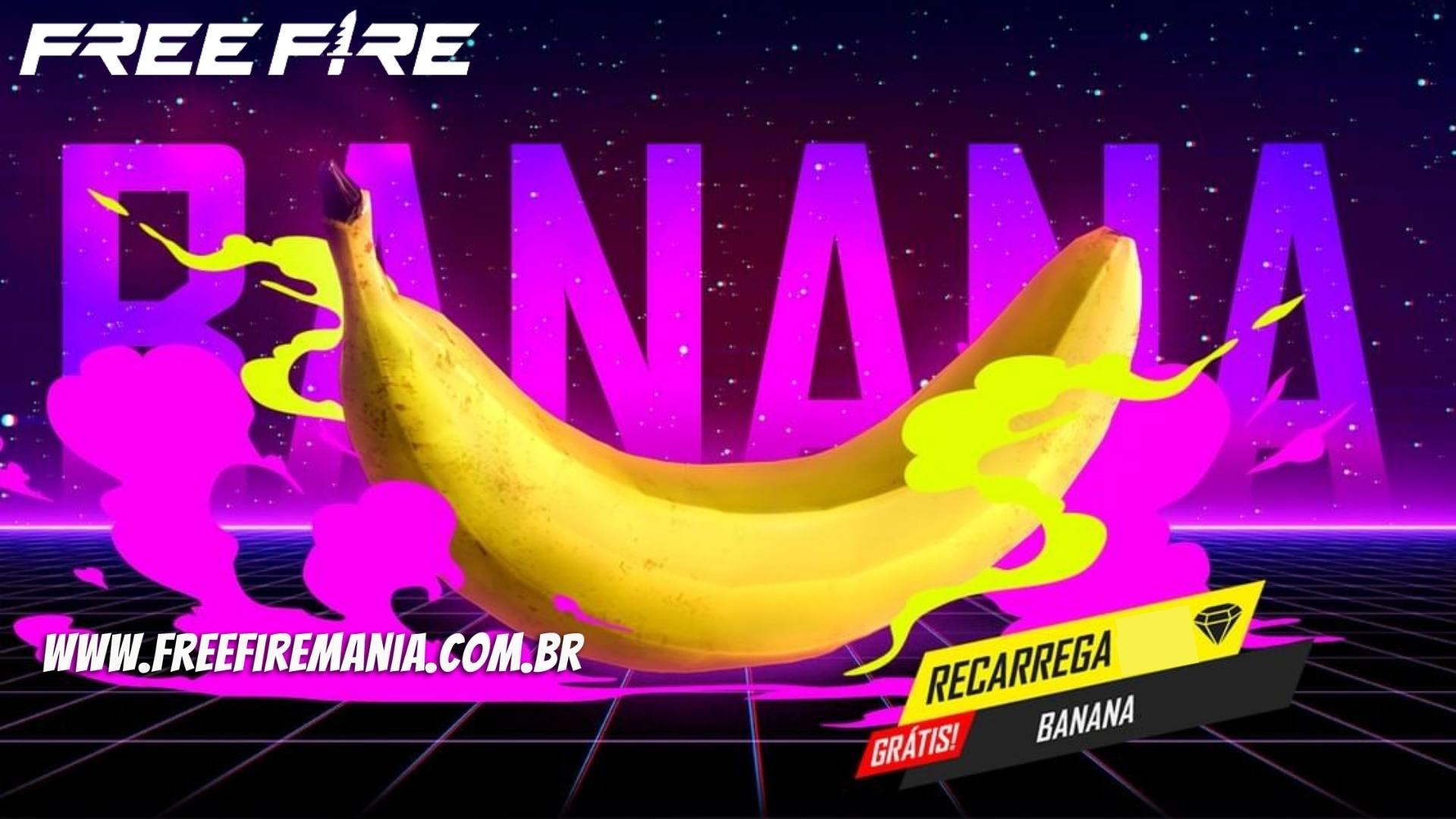 Recarga Free Fire de diamantes: 16 de julho (2022); Recarga Bananada