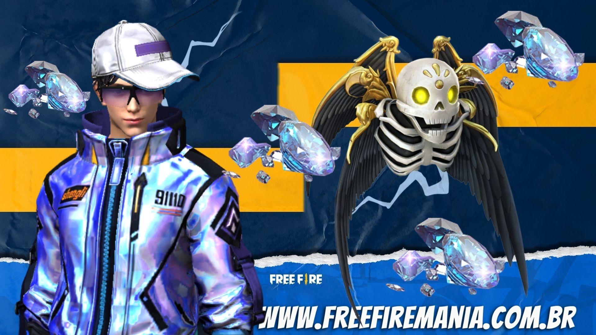 Recarga Free Fire: evento desta quarta (3) traz a Mochila Día de Los Muertos