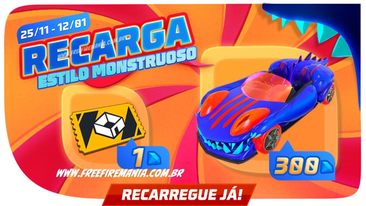 Qual é o Carro Esportivo do Free Fire?