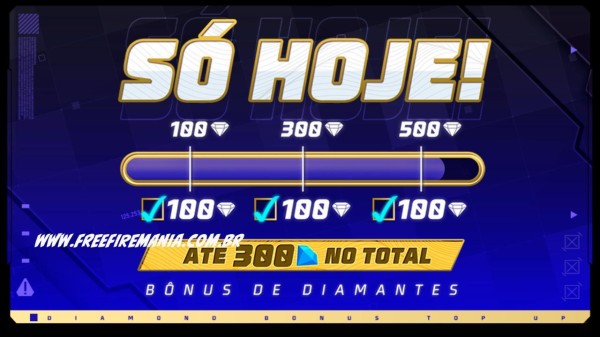 Bônus de 100% na Recarga Free Fire em dezembro: data, horário e