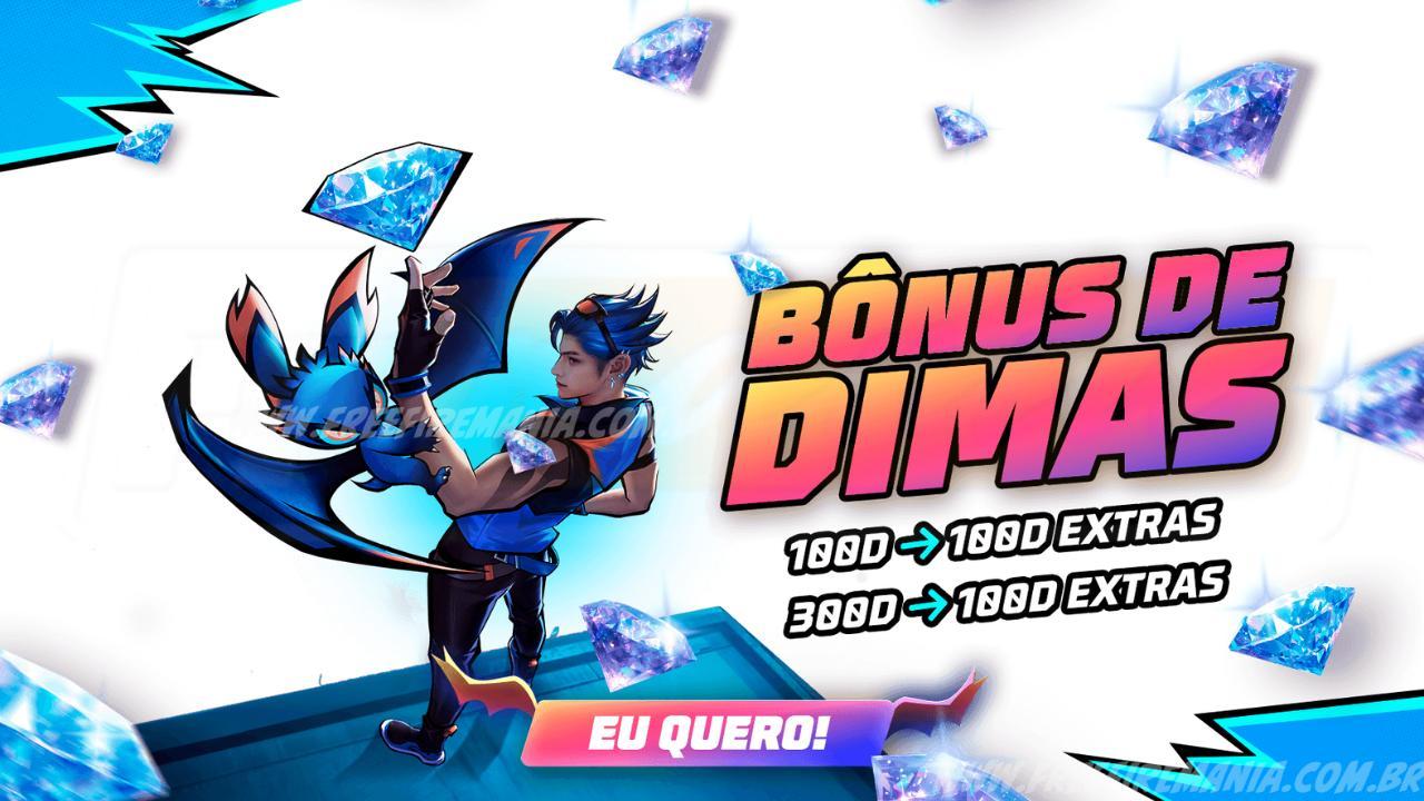 Recarga Free Fire: ganhe Diamantes ao comprar diamantes em 3 de maio (2025)