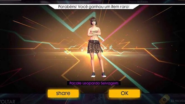 Pacote Leopardo Selvagem Free Fire