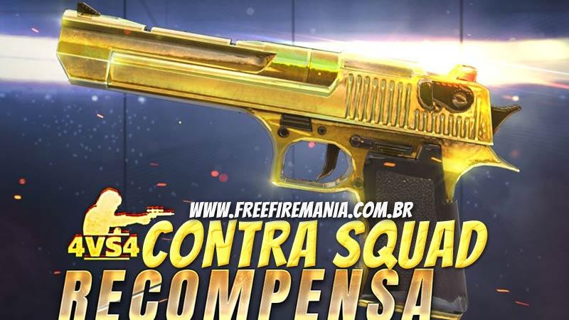 Recompensas do Contra Squad Ranqueado no Free Fire