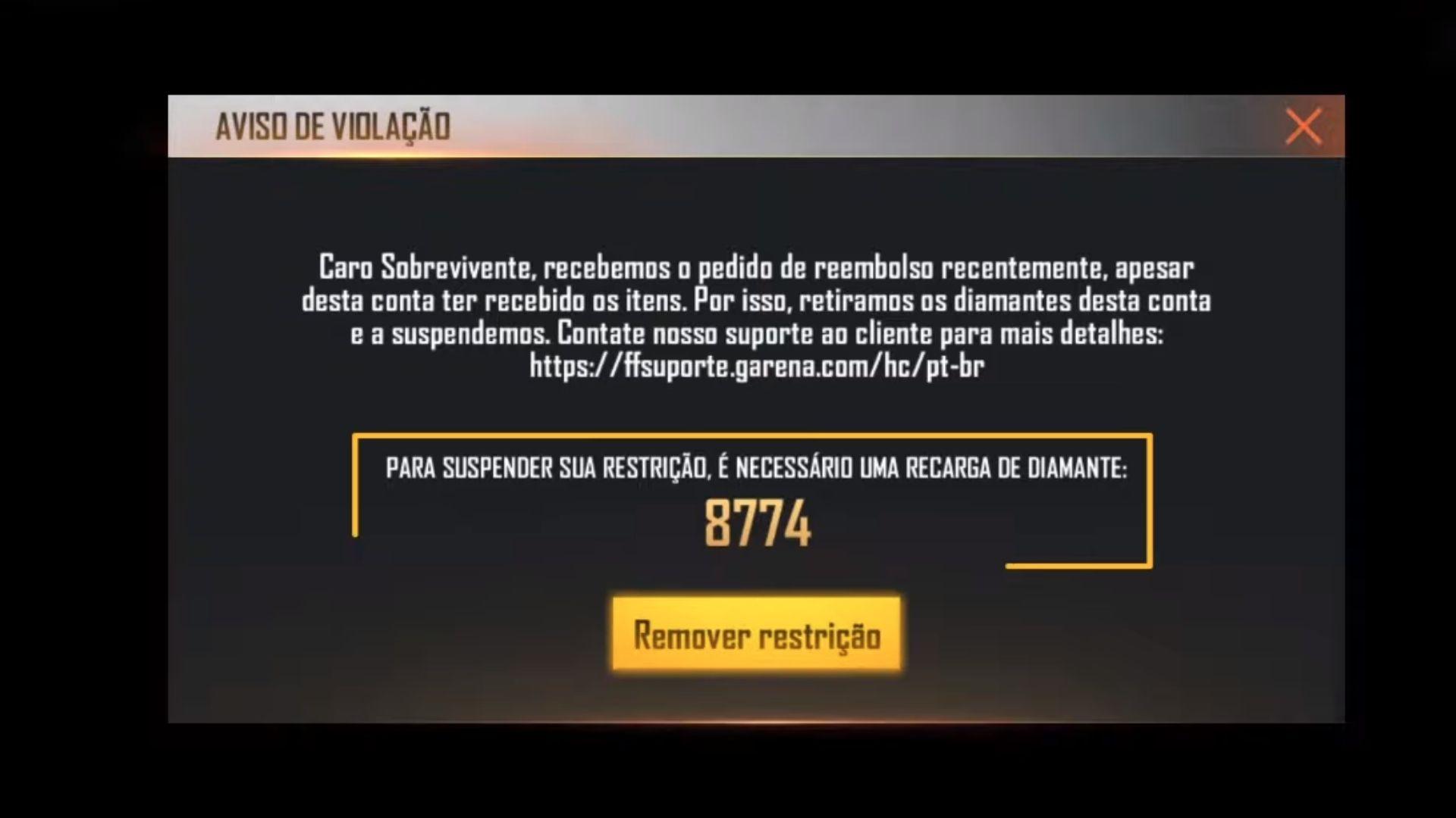 Conta suspensa no Free Fire? Entenda motivos e veja como evitar