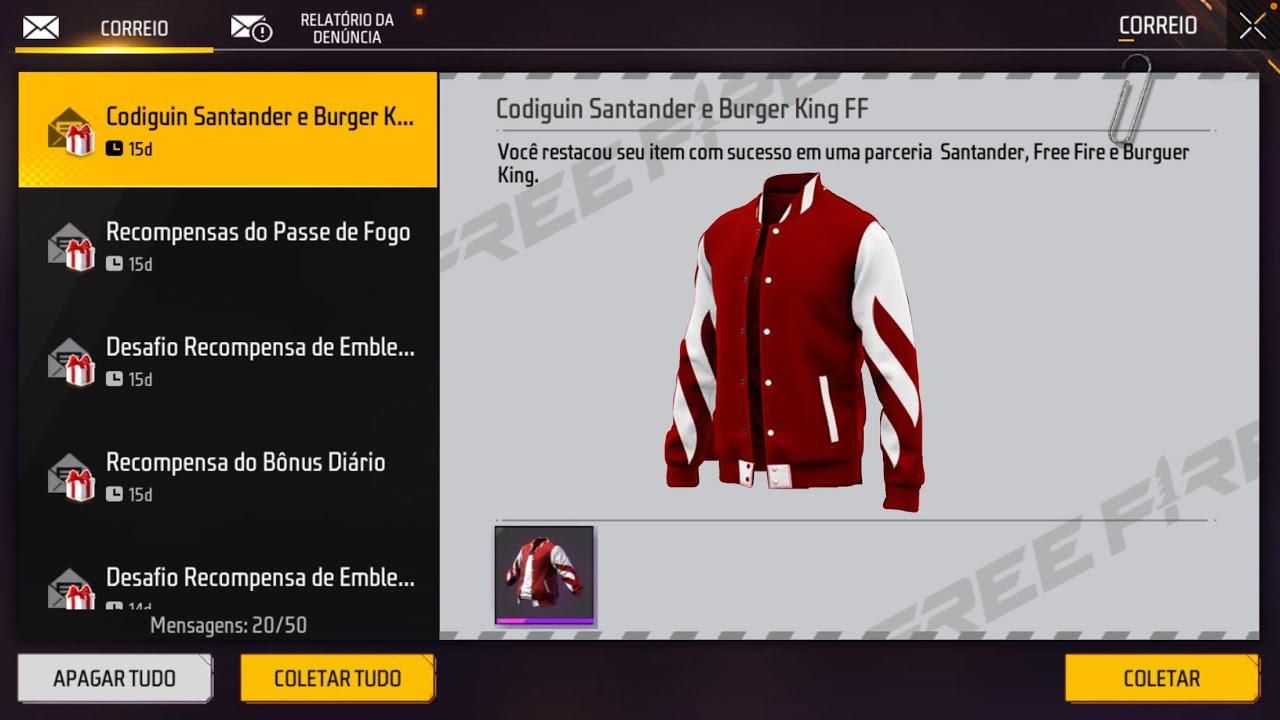 Free Fire códigos de recompensas