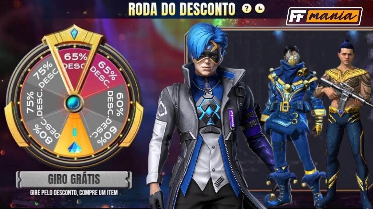 Roda do Desconto Free Fire está de volta com o pacote Zapudo