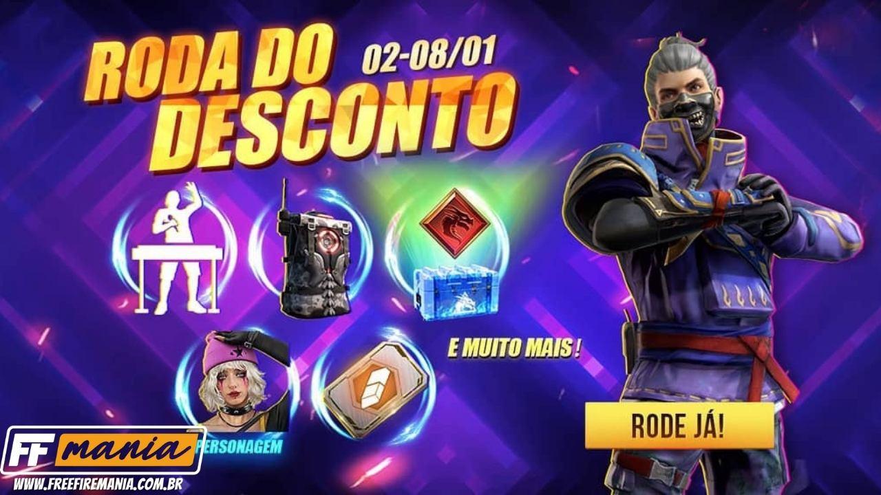 Roda do Desconto Free Fire traz pacote Espírito Prevenido, veja como funciona