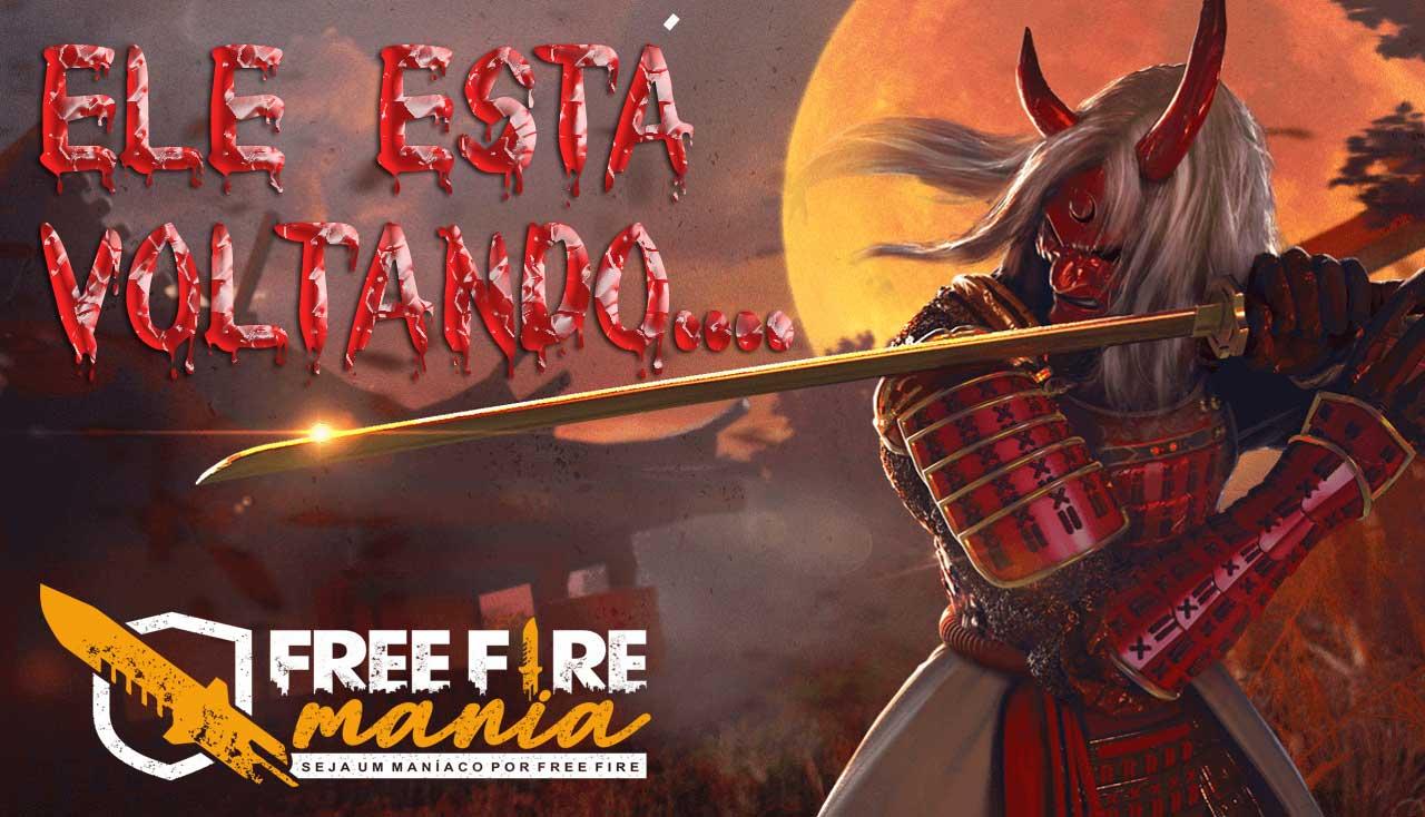 Capa YT Free Fire Samurai Zumbificado para Editar