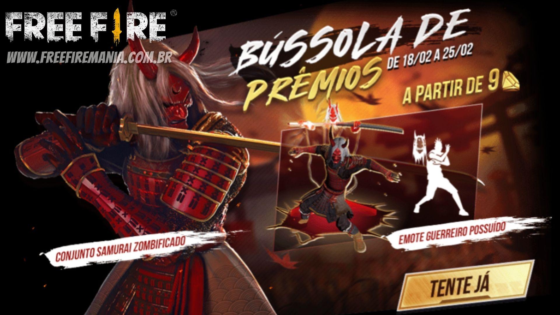 Samurai Zumbi retorna ao Free Fire; confira a história da skin