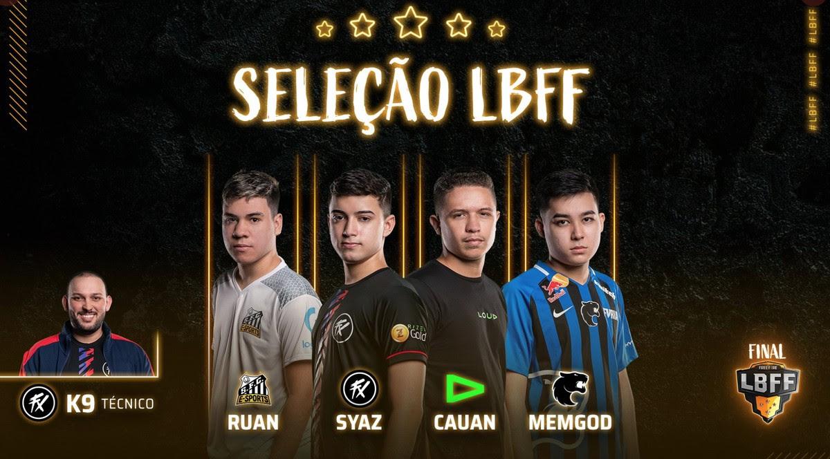 Seleção LBFF 2021: Ruan, Syaz, Cauan, MEMGOD e K9 são os eleitos da 4ª temporada da Série A