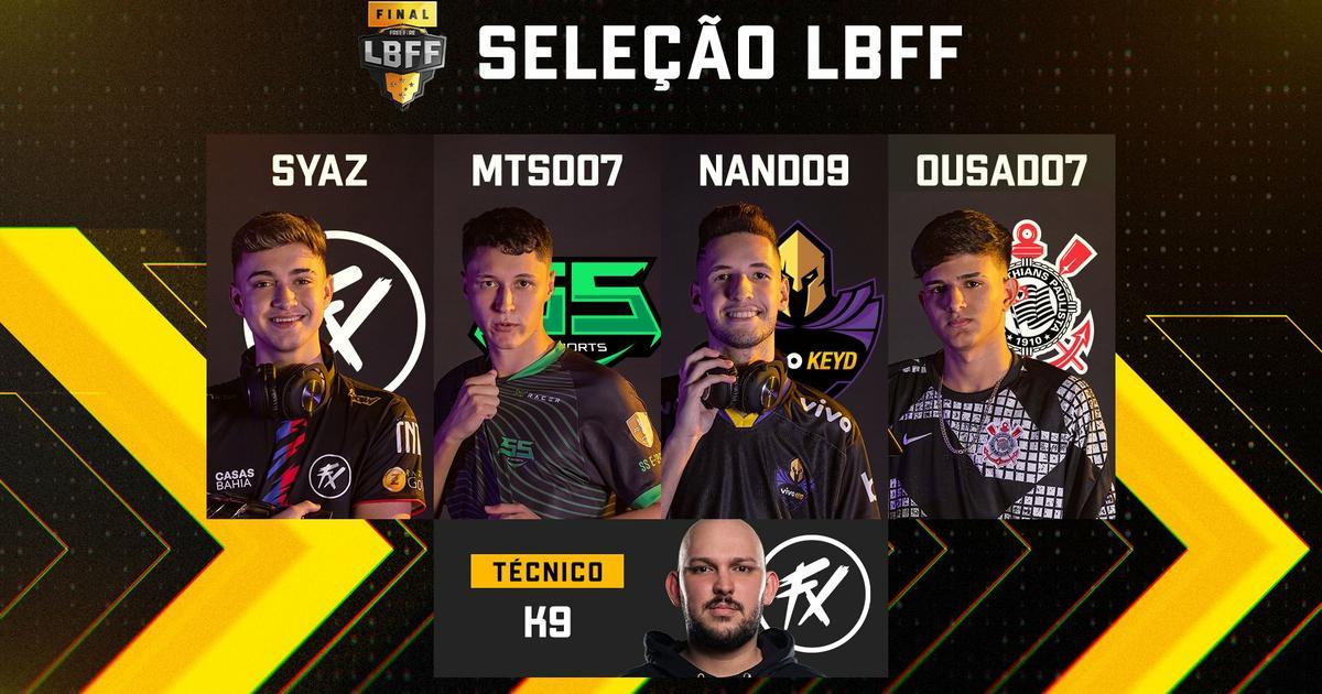 SELEÇÃO LBFF 5: Syaz, MTS007, Nando9, Ousado e o técnico Mestre K9 são eleitos