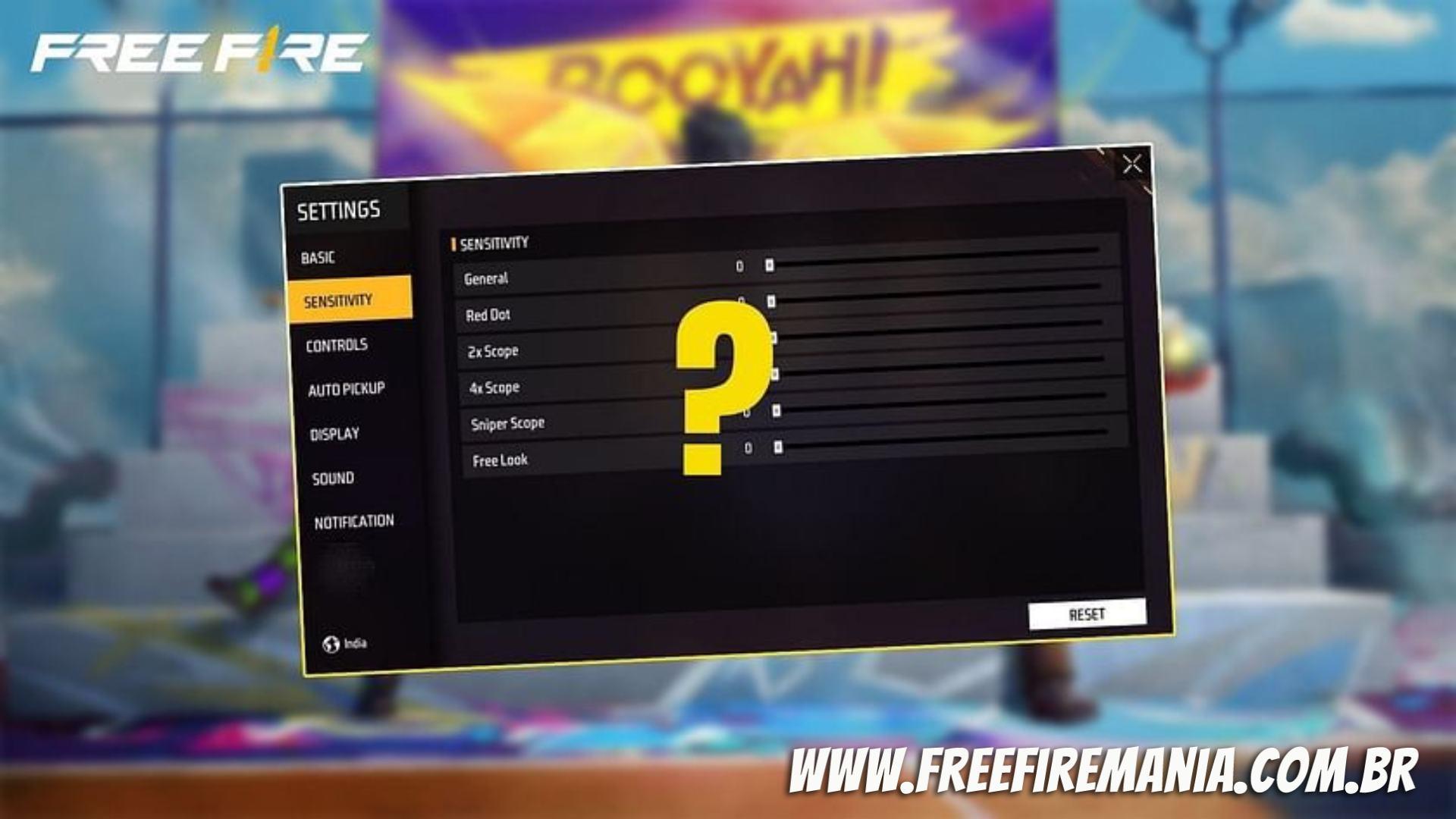 Sensibilidade Free Fire: melhor configuração em 2023