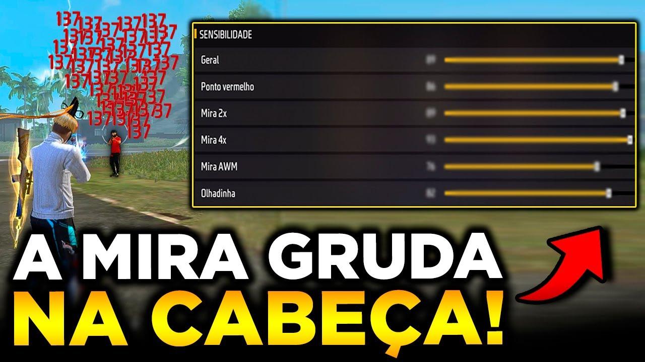 Sensibilidade Free Fire para subir CAPA no FF