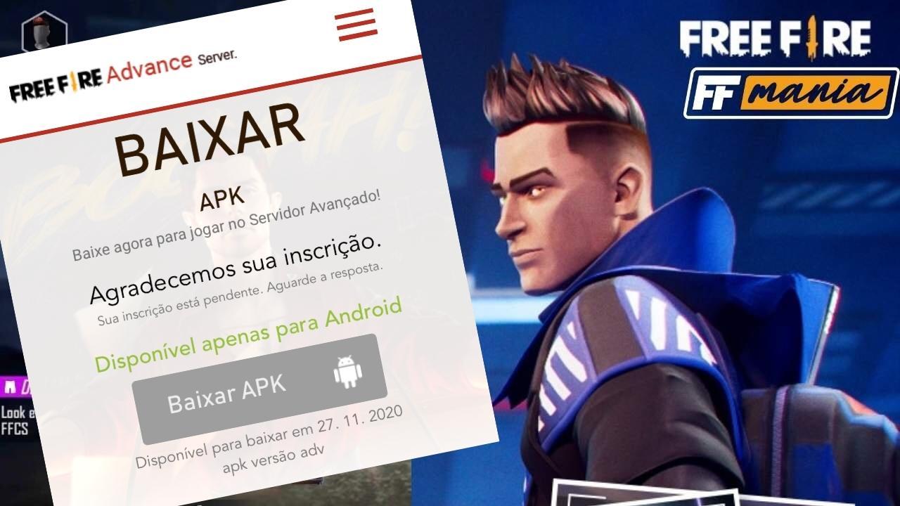 Servidor Avançado Free Fire abre inscrição e download do APK em novembro