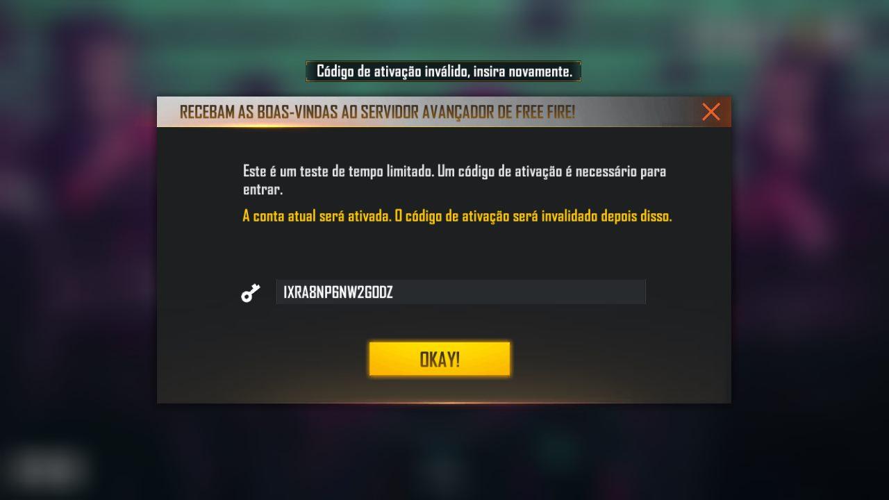 COMO ENTRAR NO SERVIDOR AVANÇADO NO FREE FIRE - 100% FUNCIONANDO! 