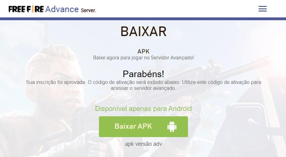 Baixar Free Fire Advance Server 66.34 Android - Download APK Grátis