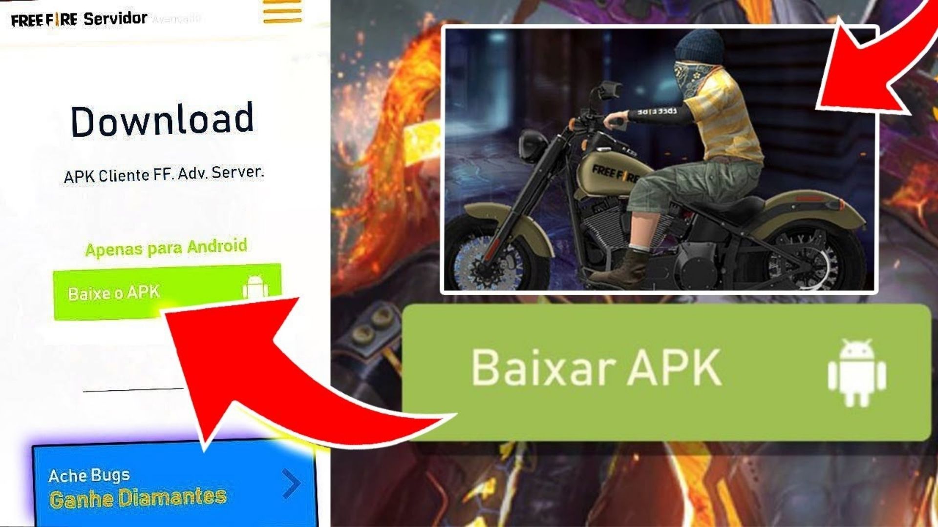 Servidor Avançado Free Fire: Registro, Download e Código de Ativação do APK