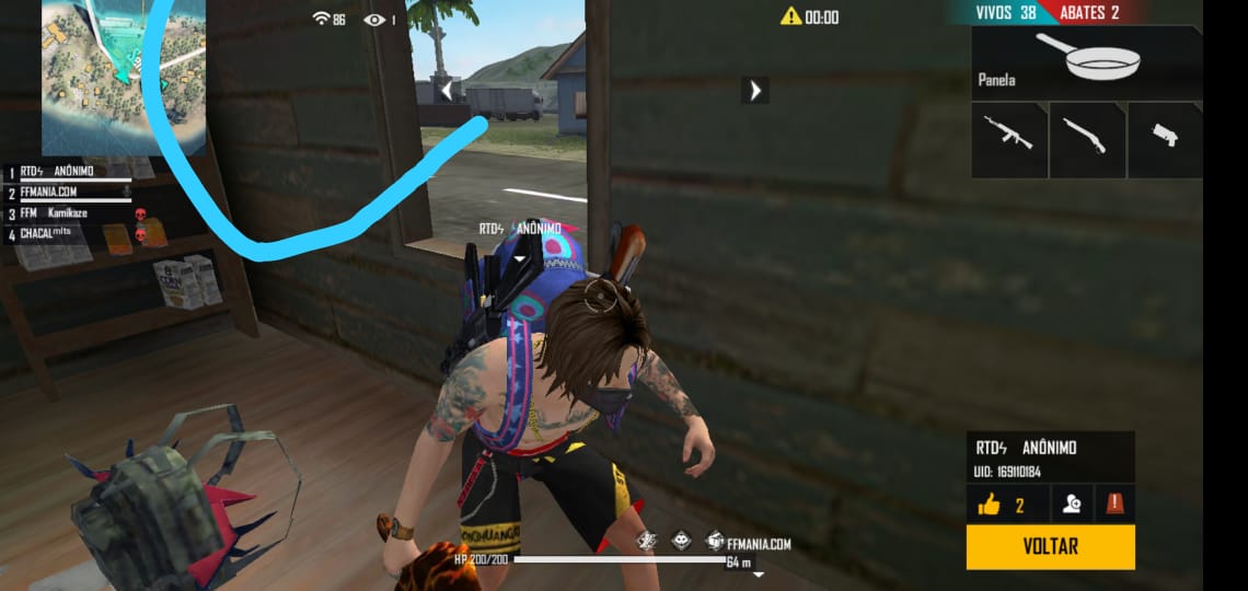 Servidor do Free Fire está bugado e sem áudio