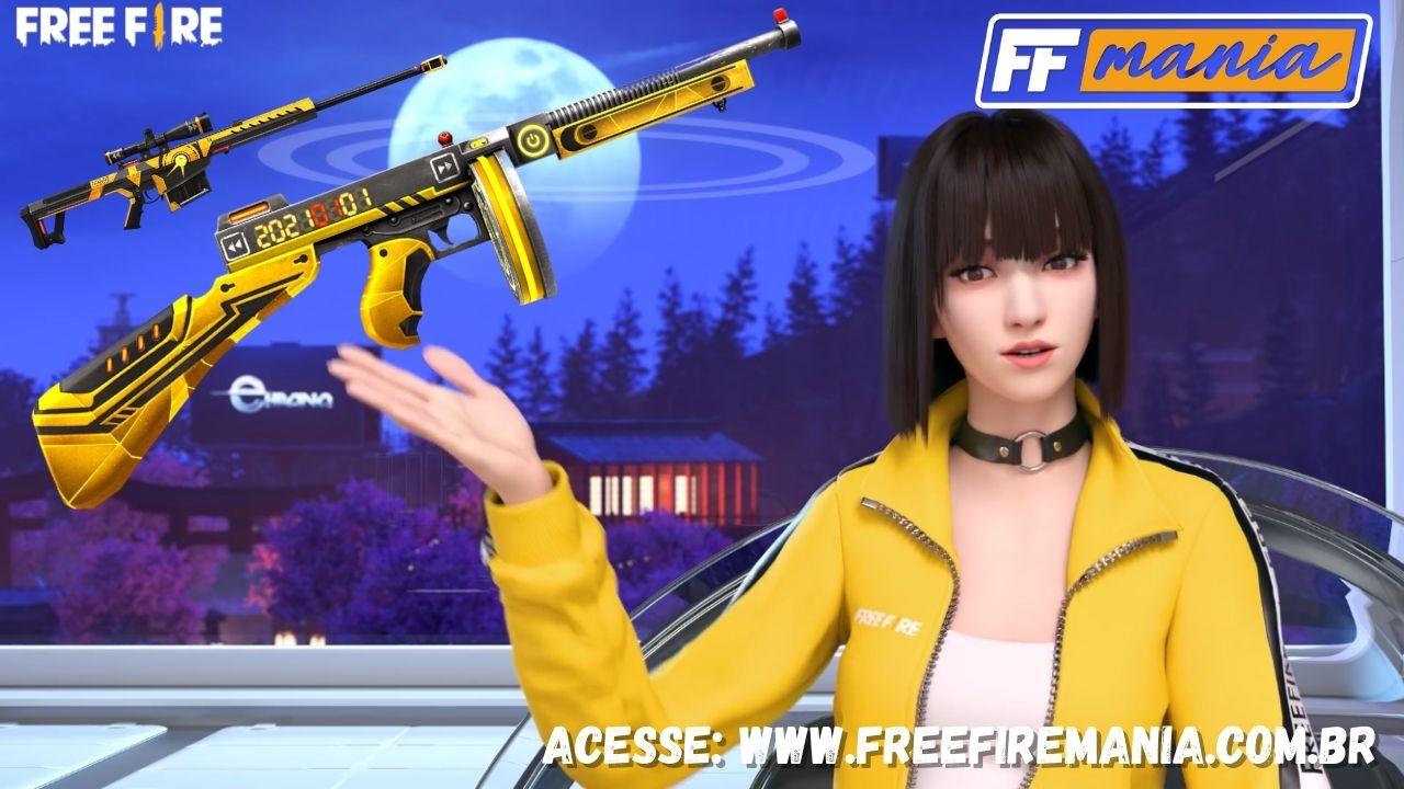 Inédita! Primeira skin da Thompson Viajantes do Tempo chega no Free Fire