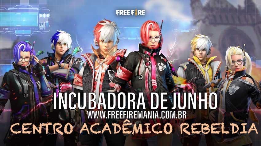 Conheça as skins da nova Incubadora de Junho 2020: Centro Acadêmico Rebeldia