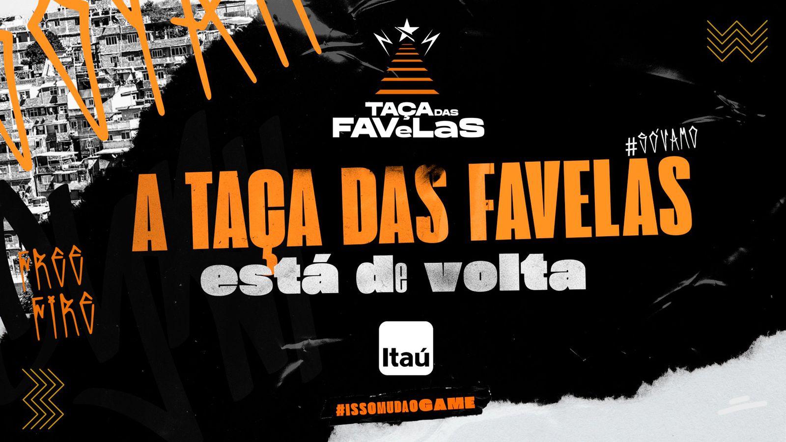 Taças das Favelas Free Fire edição 2021 retorna com apoio da LOUD e Itaú 
