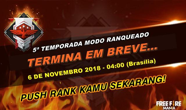 Temporada 5 da Ranqueada - Termina em poucas horas!