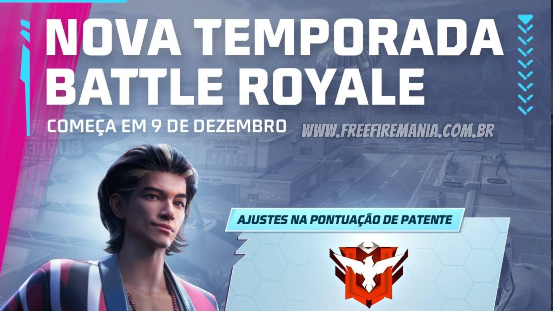 Temporada Free Fire: 30ª ranqueada termina nesta sexta (9)