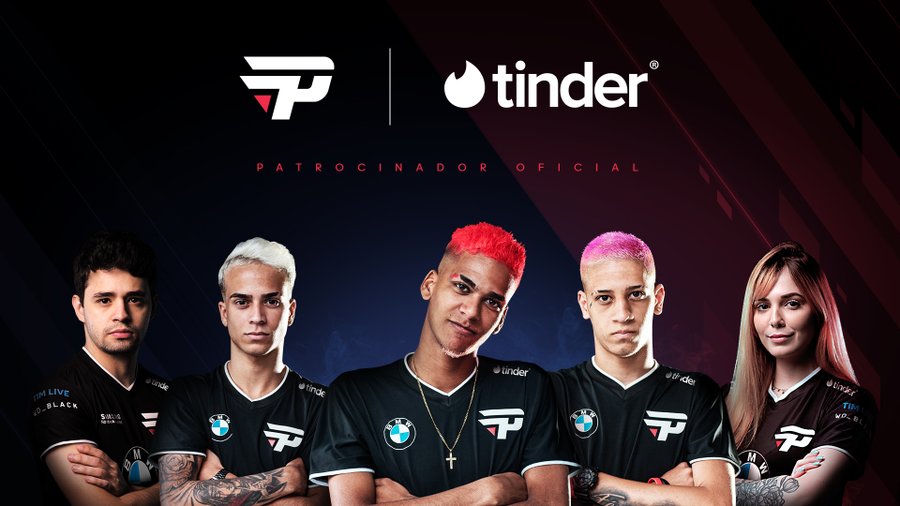 Tinder é o novo patrocinador da paiN Gaming
