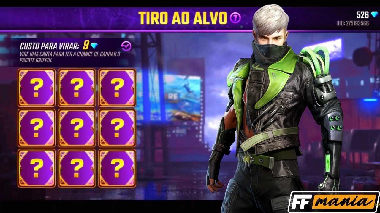 Tira ao Alvo Free Fire traz de volta o pacote Praga Fantasma