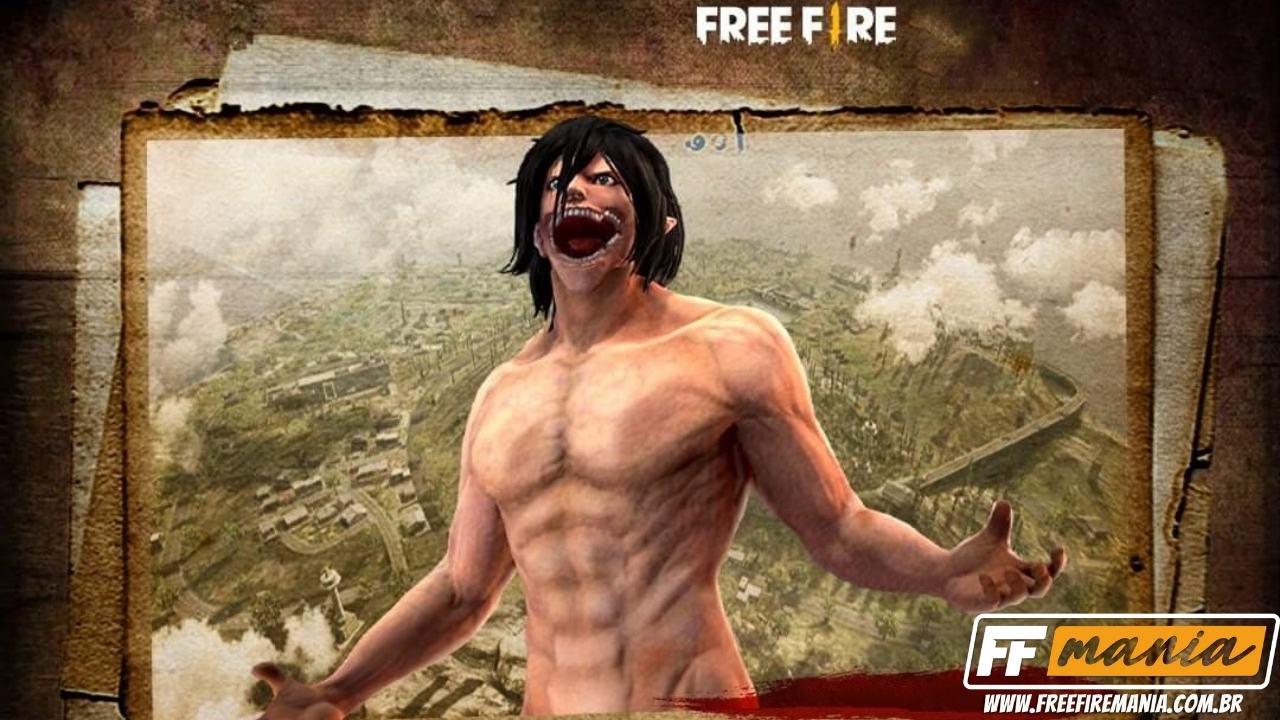 Titã de Ataque chega no Magias Premiadas Free Fire, veja como conseguir