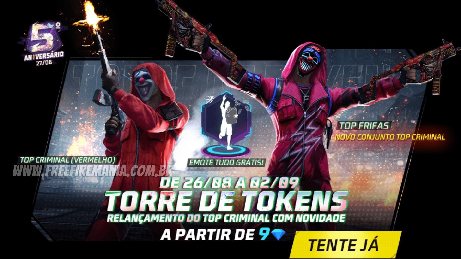 Top Criminal voltou no Free Fire: tudo o que você precisa saber - Millenium