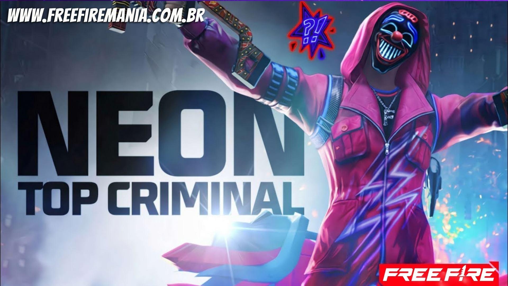 Top Criminal Neon no Free Fire: fecha de lanzamiento, efectos especiales y más de Top Frifas