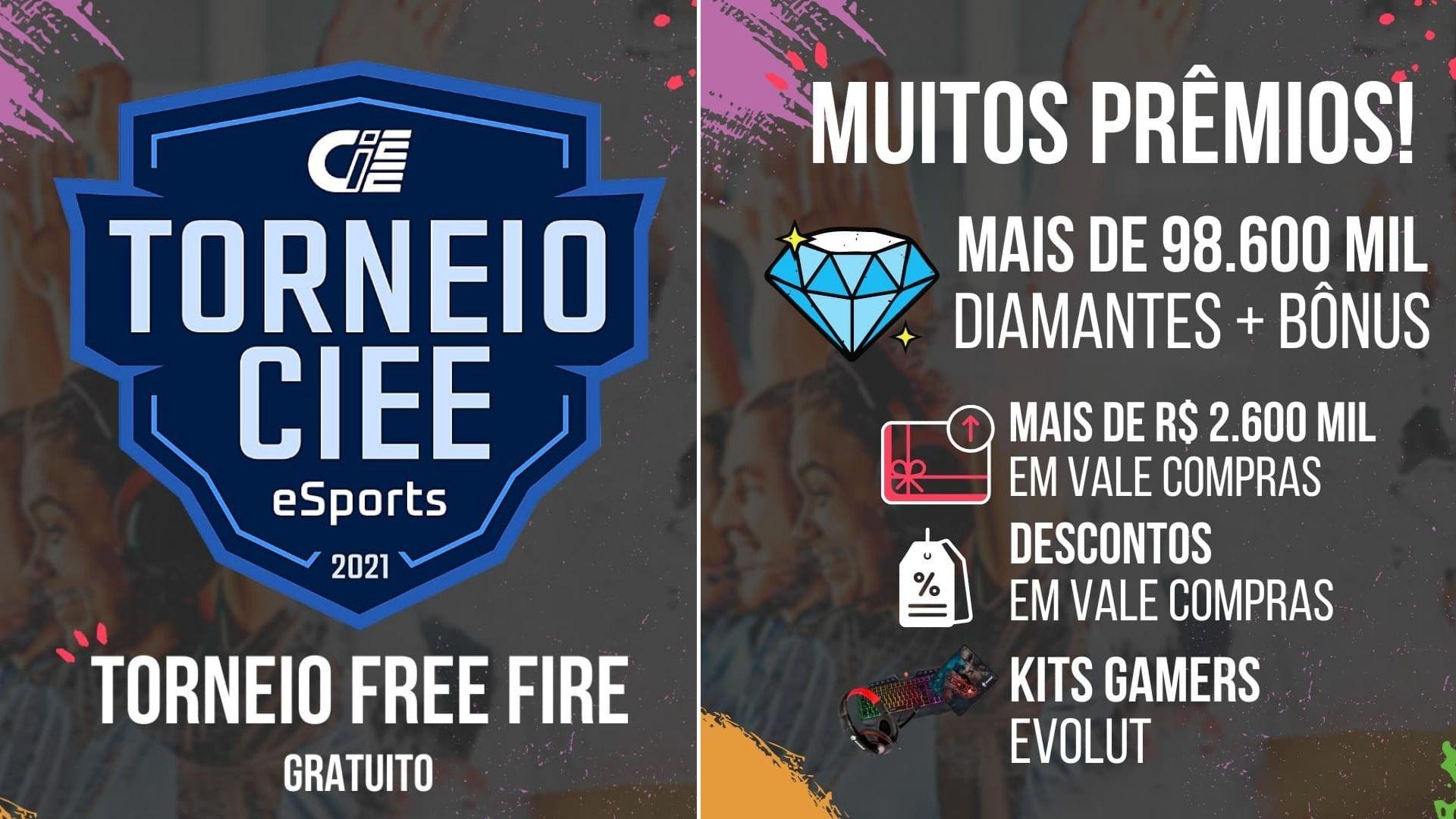 Torneio CIEE de eSports Free Fire: campeonato gratuito tem inscrições abertas e milhares de prêmios