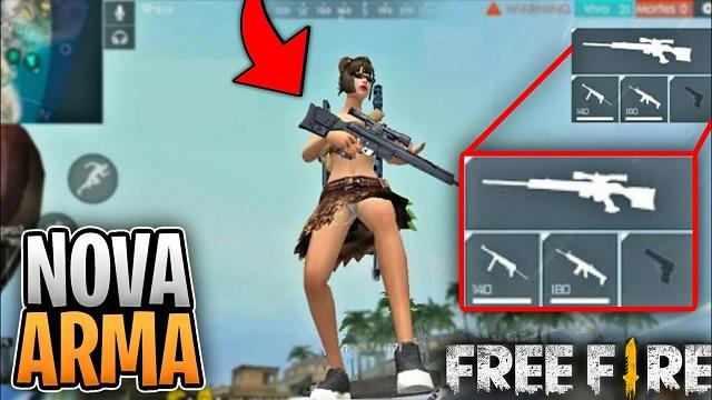 VAZOU! NOVO MAPA TESTE, NOVA ARMA AUG E NOVA MOCHILA NO FREE FIRE